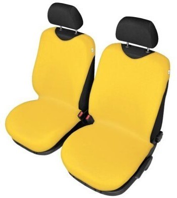 Car seat covers for first row in yellow color